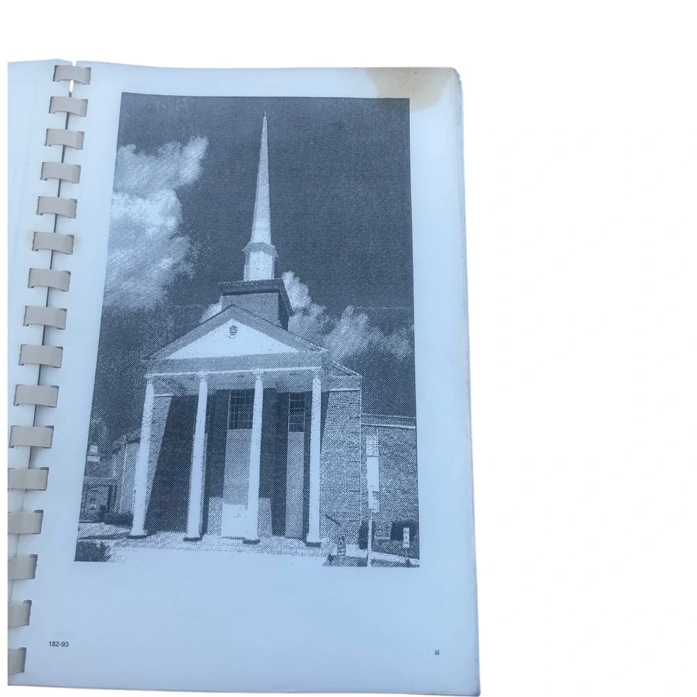 Vintage 1993 First Baptist‎ Church Wylie TX Community Cookbook southern cooking